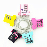 Cadenas à combinaison promotionnel Serrure de casier de gymnastique Cadenas d'amour en forme de coeur Serrure à mot de passe en alliage de zinc avec logo