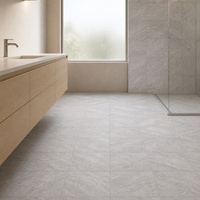Carreaux de sol en porcelaine effet marbre pleine masse Blaze Build 300x300mm, finition mate antidérapante, pour salle de bain et cuisine - Vente en gros premium