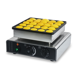 Plancha Multifunción Antiadherente para Mini Panqueques, 25 Orificios, Máquina para Hacer Poffertjes, Dorayaki y Waffles, 110V/220V, Comercial - Product Image 1