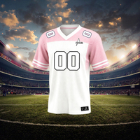 Usine en gros personnalisé coloré hommes T-shirts collège maillot jeunesse uniforme ensemble maillots équipes femmes chemise de football américain