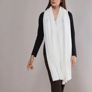 Inverno Custom Designer mulheres Cashmere Cachecol Quente Estolas Plain Knit Moda De Luxo 100% Pashmina Cachecóis & Xales