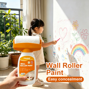Rouleau de peinture antidérapant de haute qualité pour réparation murale, revêtement en latex à base d'eau à faible odeur, couvre les graffitis et les taches, répare les murs - Product Image 5