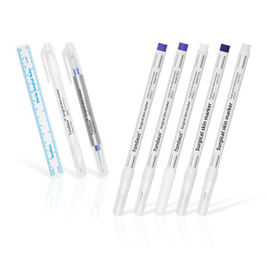 Semi Permanent Skin Marker <b>Pen</b> 0.5mm 1mm Single Double Head Eyebrow Lip Line Surgical Tattoo Marker - Product Image 1