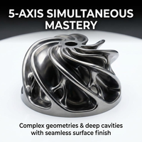Composant structurel satellite usiné CNC en aluminium 7075, cadre de précision 5 axes de qualité supérieure pour solution de prototypage rapide