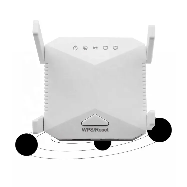 Amazon hot selling dual antenna 2.4g rj45 wireless amplifier 300Mbps outdoor wifi repeater repetidor wifi