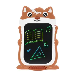 Jouets éducatifs pour enfants en forme d'animal Planche à dessin effaçable Ecureuils Tablette d'écriture Lcd