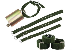 Nouvelles cloches métalliques en cuivre YUMO pour l'élevage de bétail, 8,6 cm, pour bovins, ovins, équins, pour le pâturage et le suivi des animaux - Product Image 2