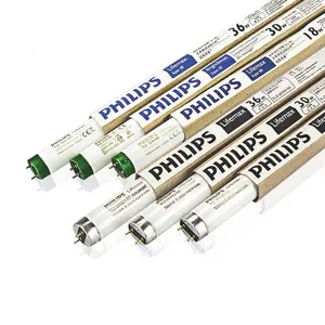 Philips t5t8 floresan tüp eski stil uzun şerit ev üç birincil renk 865 elektrik direği floresan lamba çubuk işık