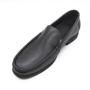Cómodos Zapatos de vestir de cuero sin cordones para <span class=keywords><strong>hombre</strong></span>, <span class=keywords><strong>mocasines</strong></span> formales informales de negocios con <span class=keywords><strong>suela</strong></span> de <span class=keywords><strong>goma</strong></span> antideslizante y diseño clásico - Product Image 2