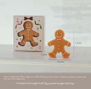 Velas navidenas เทียนไร้เปลวไฟคริสต์มาสของขวัญตกแต่งบ้านของตกแต่งบ้านขี้ผึ้งพาราฟิน - Product Image 5