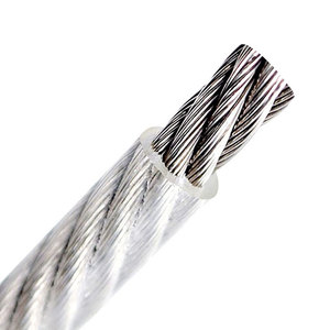 <span class=keywords><strong>Corde</strong></span> <span class=keywords><strong>à</strong></span> <span class=keywords><strong>linge</strong></span> <span class=keywords><strong>transparente</strong></span> diamètre 1mm 1.2mm 1.5mm 2mm 3mm câble en acier Flexible enduit de PVC câble souple - Product Image 2