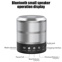 Mini Altavoz Bluetooth Inalámbrico, Caja de Música con Subwoofer Pequeño, Altavoz Portátil con Manos Libres para Teléfono Celular, Altavoz TWS