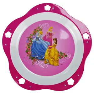 Kids Promotional new arrival princess melamine plastic fruit plate