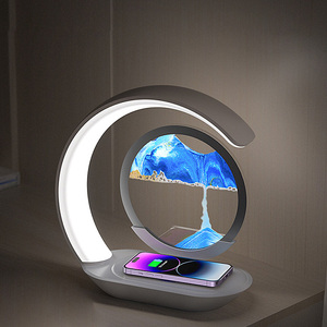 Sáng tạo không dây sạc ánh sáng ban đêm mới chảy cát Sơn đèn cho phòng ngủ phòng khách TV Tủ cạnh giường ngủ quà tặng trang trí - Product Image 2