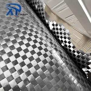 Tela de Carbono TPU Antibacteriana Resistente al Calor de 12k, 300gsm, Acabado Brillante/Mate, Tejida para la Industria Automotriz, Bolsas, Zapatos, Niños - Product Image 3