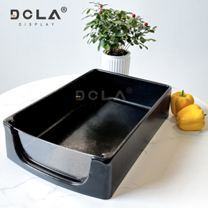 Chất Lượng Cao Siêu Thị Trái Cây Và Rau Mát Hiển Thị Khay Lạnh Tủ Lạnh Khay Nhựa Với Cong Phía Trước Cấp Thực Phẩm - Product Image 6