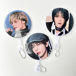 Ventaglio in plastica trasparente personalizzato per concerti <span class=keywords><strong>Kpop</strong></span>, mini ventaglio portatile per festival <span class=keywords><strong>Kpop</strong></span>, oggetti in plastica per feste - Product Image 2