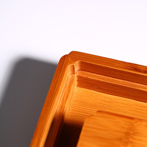Goodbye Bamboo <b>Tea</b> <b>Tray</b> With Lid Portable Gongfu <b>Tea</b> Set For Home Use Large Capacity Flat Design - Product Image 3