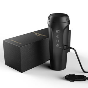 Tazza da viaggio autoriscaldante per controllo della temperatura elettrica 12V tazza per auto in acciaio inossidabile da 350ml tazza di riscaldamento elettrico bollitori elettrici - Product Image 1