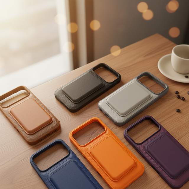 PU Epsom Leather Mobile Phone Case Magnet Compatible Cardholder Wallet Magnetic Wallet for iPhone 17 Pro Max Protector