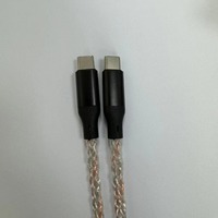 Câble USB Type-C 60W 6A à charge rapide avec lumière LED RGB fluide et gaine en PVC pour écouteurs