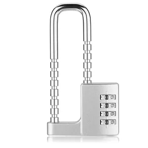 YH3349 kunci kombinasi U ekstensi dapat diatur, kunci gagang pintu kabinet lemari pakaian, kunci kombinasi U