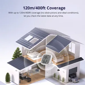 Capteur d'humidité et de température intelligent SONOFF SNZB-02D Zigbee avec écran LCD, fonctionne avec <span class=keywords><strong>Alexa</strong></span> et Google Home via un hub Zigbee - Product Image 3