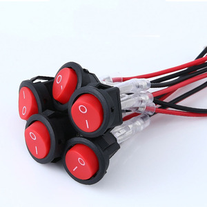 Mini interrupteur à bascule 6A 250V 3 broches marche/arrêt, interrupteurs à bascule ronds 23MM - Product Image 6