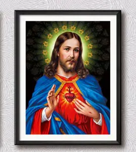 Vue murale de jésus Christ, moderne, religieux, 3d, mur de dieu, cadeau