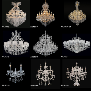 Lámpara <span class=keywords><strong>de</strong></span> Mesa <span class=keywords><strong>de</strong></span> Cristal Estilo Europeo, 5 Luces, Dorada, Lámpara <span class=keywords><strong>de</strong></span> <span class=keywords><strong>Lectura</strong></span> <span class=keywords><strong>de</strong></span> Lujo para Comedor, Mesita <span class=keywords><strong>de</strong></span> Noche, Dormitorio, Escritorio - Product Image 3