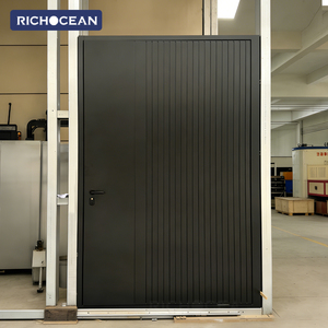 Puertas <span class=keywords><strong>de</strong></span> Seguridad Antirrobo <span class=keywords><strong>de</strong></span> Entrada Principal, Fabricadas a Medida por RICHOCEAN, Puertas Exteriores Pivotantes <span class=keywords><strong>de</strong></span> Aluminio para Villa - Product Image 2