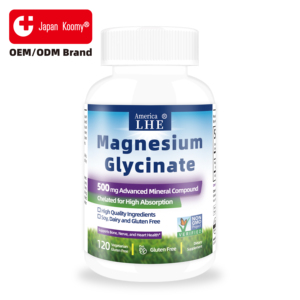 Nouveauté : Complément de glycinate de magnésium pour soutenir la santé des nerfs, des muscles et des os – Capsules de glycinate de magnésium - Product Image 1