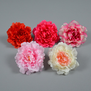 Flor de peonía de seda Dongchen de 13 cm para tocados DIY en festivales y inauguraciones - Product Image 1