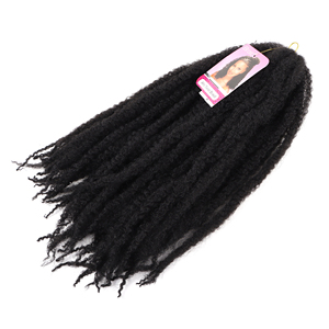 Rộng lớn Bán buôn giá rẻ tổng hợp afro Twist kinky Ombre Marley hộp bện tổng hợp Marley Braid tóc - Product Image 1