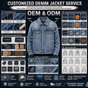 Chaqueta Vaquera para <span class=keywords><strong>Hombre</strong></span> YAJIANUO <span class=keywords><strong>2022</strong></span>, Talla Personalizada, Corte Clásico Ajustado, con Logotipo Frontal, Chaqueta Vaquera de Primavera - Product Image 4