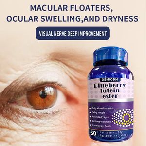 Compresse di Luteina ed Estratti di Mirtillo Halal, Integratore Vitaminico per gli Occhi, Produzione OEM Cinese - Product Image 4