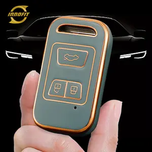 Innofit CRA1 TPU Flip Car Key Cover For Chery Xingtu Lingyun Tiggo 3X Arrizo 5 Plus Gold Silver Edge Auto Supplies ODM OEM