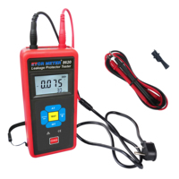 Testeur de protection contre les fuites portable ETCR EM8620 avec 12 niveaux de courant de 5 mA à 1000 mA pour le test du temps de déclenchement du disjoncteur différentiel (RCD) dans les applications résidentielles