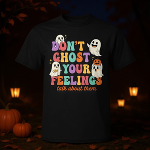 Camiseta de Halloween para la salud mental: No te silencies en tus sentimientos - Product Image 3