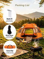 Tente de camping portable RAYCIN pratique pour les sorties en famille, la randonnée, les voyages, les journées à la plage et les activités de jardin