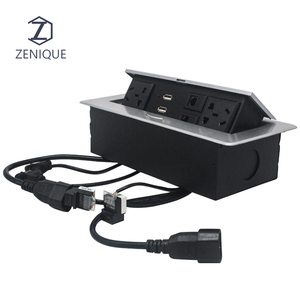 Nắp Ổ Cắm Điện Bật Lên Hộp Ổ Cắm Để Bàn Ổ Cắm Để Bàn Hội Nghị Văn Phòng Ổ Cắm Âm Ẩn Cho Bàn Làm Việc - Product Image 4