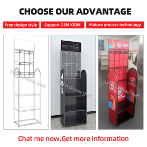 Thiết kế ban đầu cho sắt có thể gập lại hiển thị có thể tháo rời Trường hợp với khóa cho bán lẻ an toàn bán hàng - Product Image 4