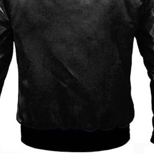 Chaqueta satinada ligera, nueva, elegante, de talla grande, muy vendida, para hombre, chaqueta de exterior, chaqueta bomber para hombre - Product Image 5