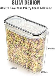 Clear Airtight Kitchen Ref Fridge Pantry Organization Rice Cereal Egg <b>Plastic</b> <b>Food</b> Storage <b>Container</b> Box Bin Set with Lid - Product Image 2