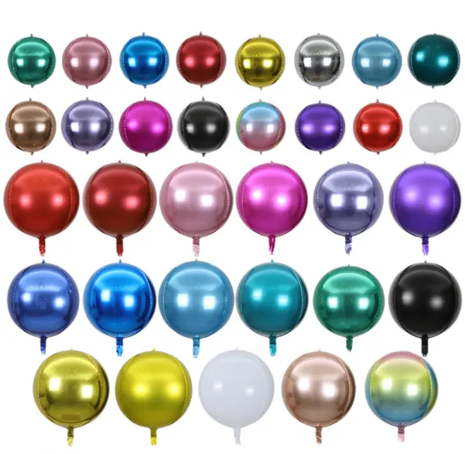 जन्मदिन, शादी, क्रिसमस, नए साल के त्योहार, वाणिज्यिक गतिविधियों, पार्टी की आपूर्ति के लिए कस्टम 3डी हीलियम मायलर फ़ॉइल गुब्बारे खिलौने प्रॉप्स