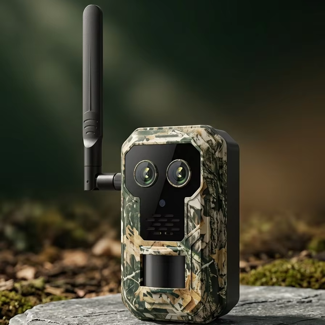 4K Dual Lens 4G PIR Motion Detection 940nm No Glow Night Vision IP66 Solar Trail Camera Wildlife Hunting Camera