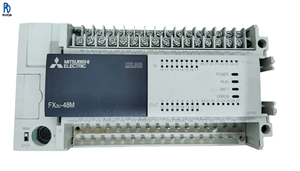 Module de contrôle logique programmable PLC FX3U-48MR/ES-A, composant d'automatisation industrielle, unité démontée - Product Image 1