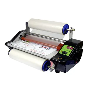 Factory Hot Sales A3 A4 film Automatic Electric Plastic Film Hot Cold Pink Laminating Machine