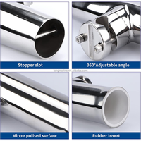 Support de canne à pêche marin en acier inoxydable 316 pour yacht, bateau, pièces de rechange pour canne à pêche, marque Tangren/OEM
