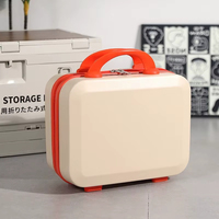 2025 nouveau ABS Mini étui de voyage-organisateur cosmétique étanche avec fermeture à glissière trousse de toilette Portable pour les femmes OEM